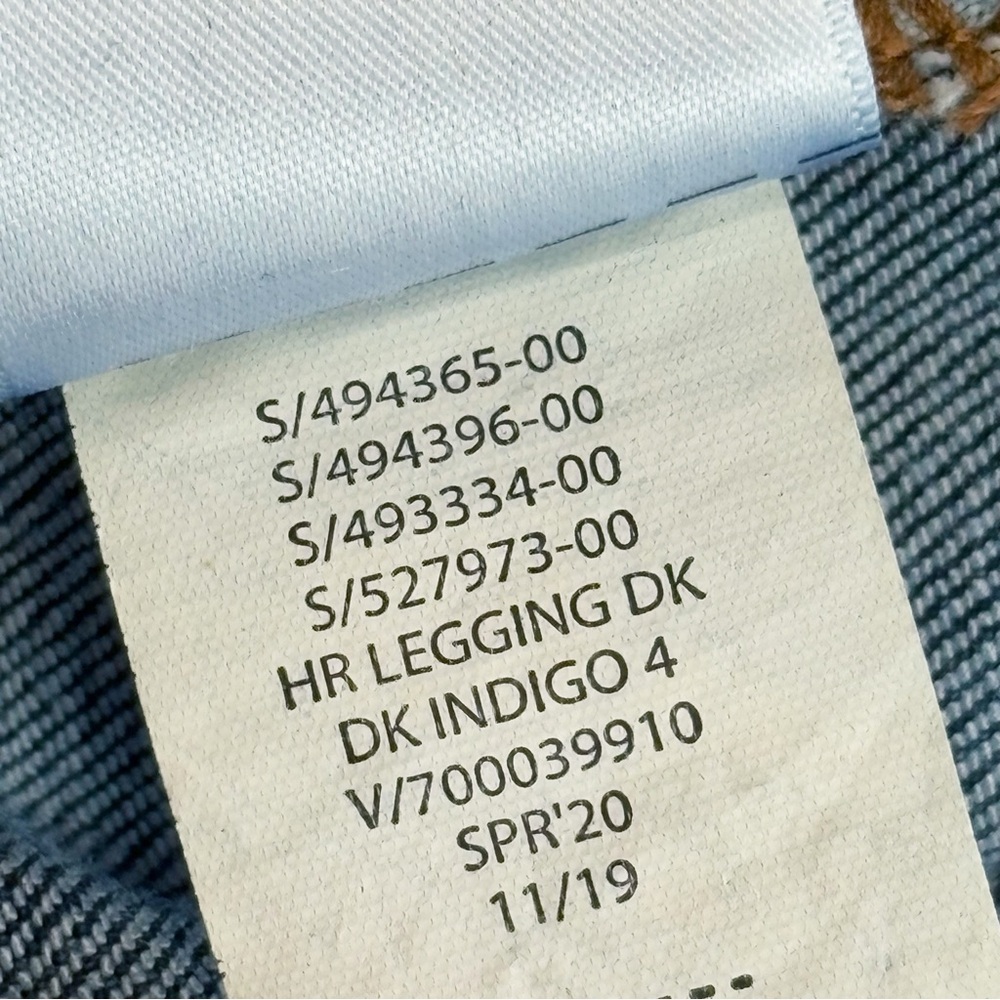 NWT Gap Dark Wash Indigo Denim High Rise Crop Legging Jeans 16 - Picture 13 of 16